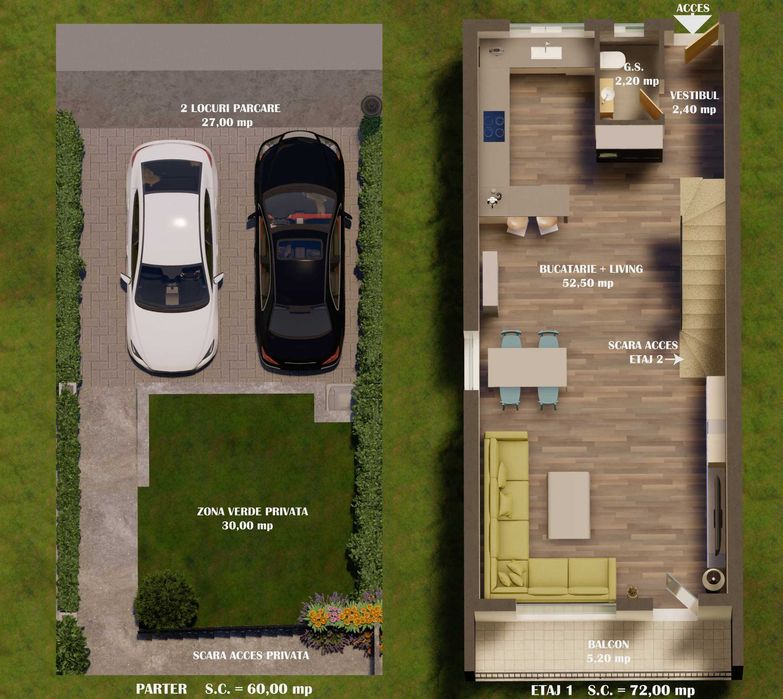 Dalidem Park Case si Apartamente cu rate la dezvoltator