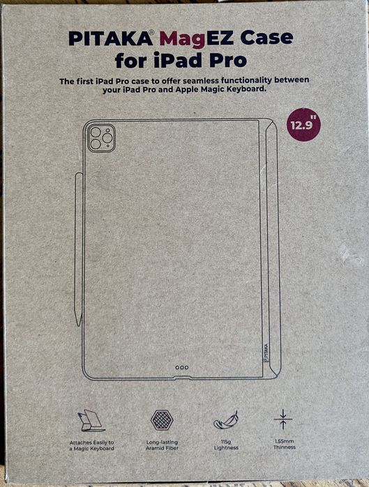 Pitaka MagEz кейс за Ipad pro 12.9 3та и 4та генерация