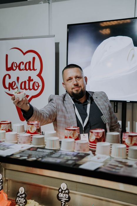 Înghețată la nunta . Ice cream bar , gelato bar , Înghețată artizanala