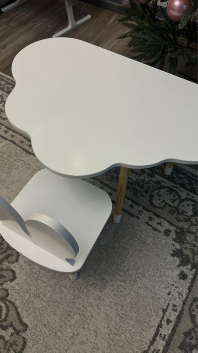 Детский столик облако и стул зайка