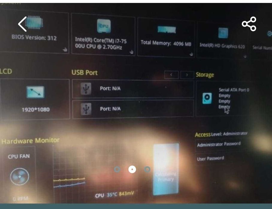Componente Asus S510u