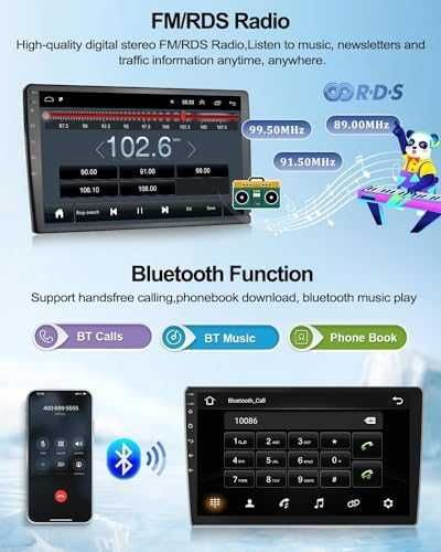 Ново Android 13 CarPlay Радио за Kia Picanto 2011–2017 + Камера кола
