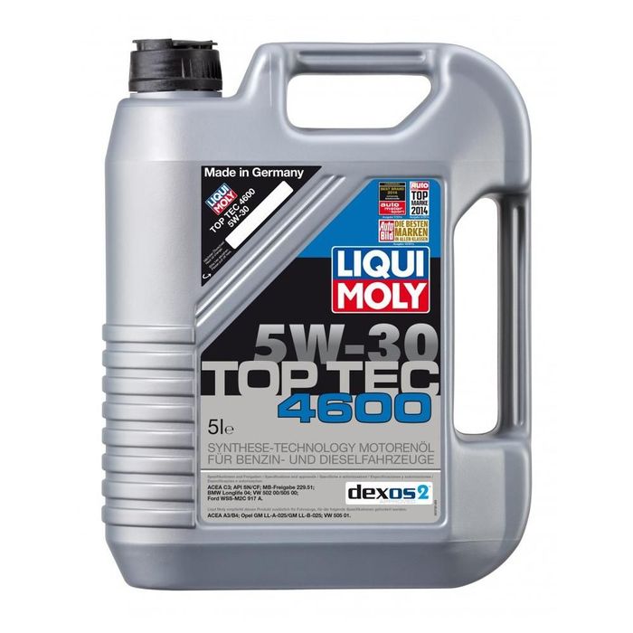 Ulei motor Liqui Moly 5W30 TopTec 4600, 5Litri 3756 (2316)