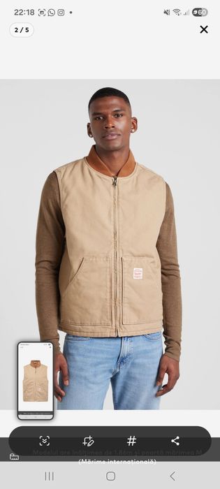 Vesta levis work wear.       Carhartt dickies deus