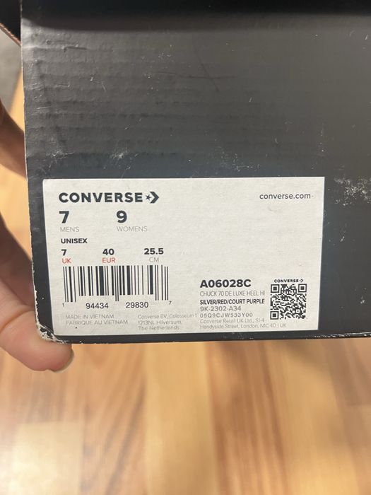 Ghete  Convers curcubeu model rare