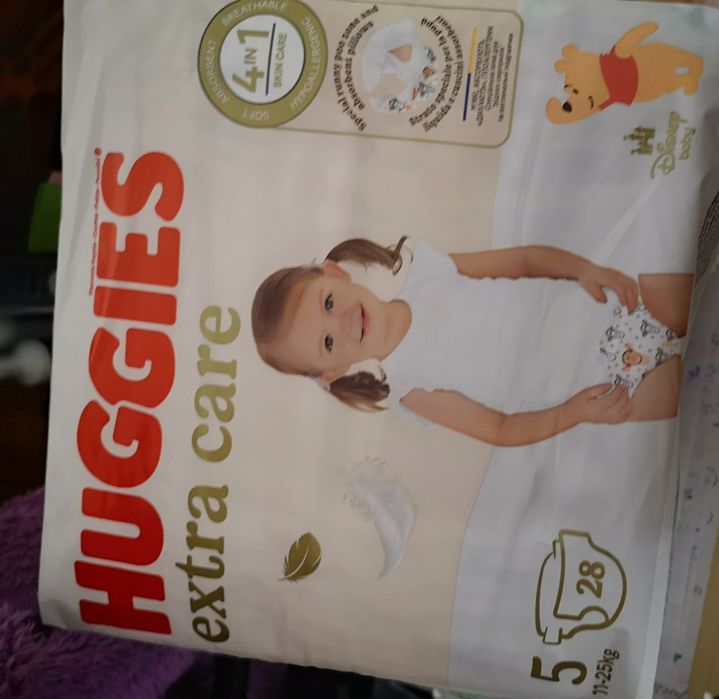 3 pachete Huggies 5 Sigilat