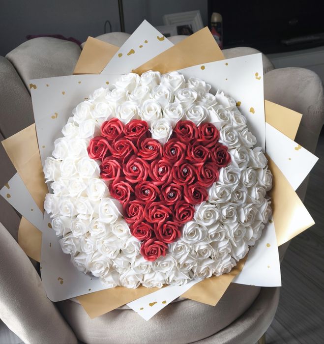 Buchet trandafiri sapun