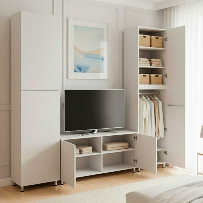 АКЦИЯ... Оқ Шкаф  Oq Shkaf  Белый шкаф  Ок Стенка  Kiyim shkafi