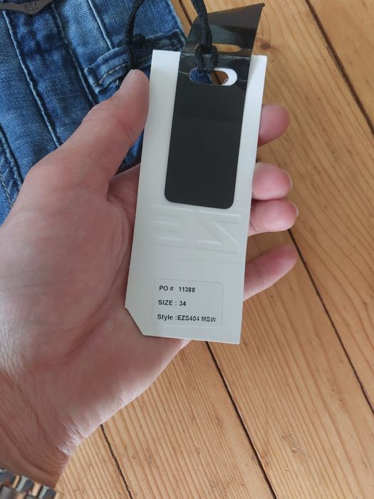 Дънкови къси гащи ENZO размер UK 34  EU 44