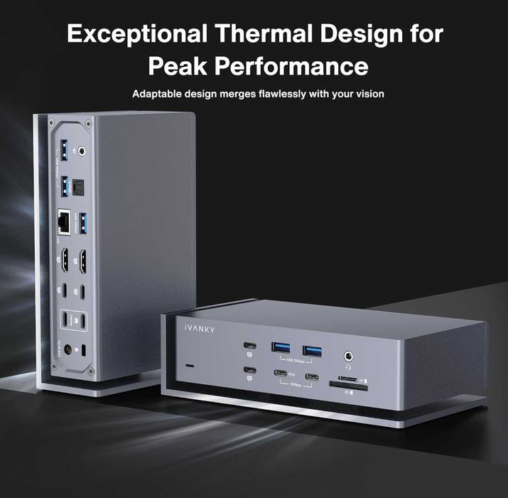 iVANKY FusionDock Max 1 Dual Thunderbolt 4 Chips