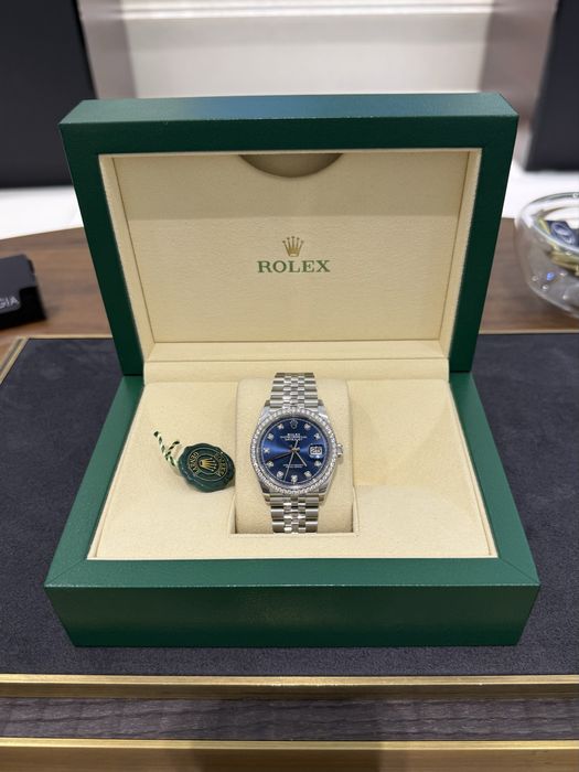 NEW Rolex Datejust 36mm Steel and White Gold 126284rbr