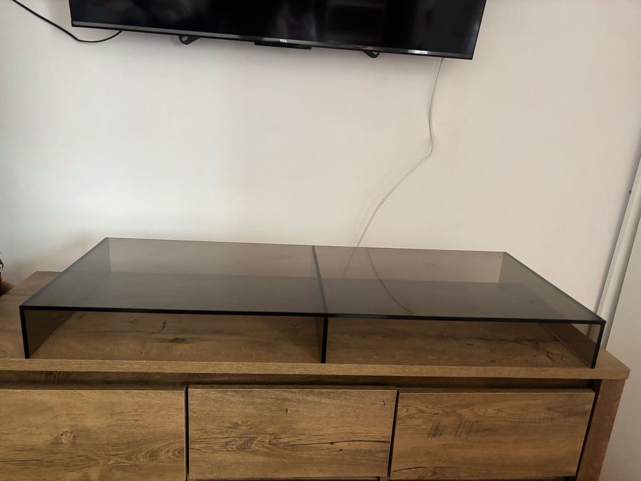 Vand suport Tv sticla Lemns