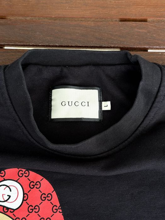 Мъжко горнище / блуза GUCCI X Super Mario (Made in Italy) - размер L, Отлично състояние