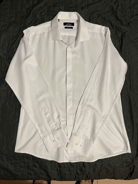 Мъжка риза Лазарини бяла