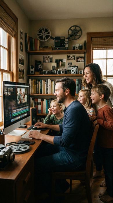 Монтаж семейных видео