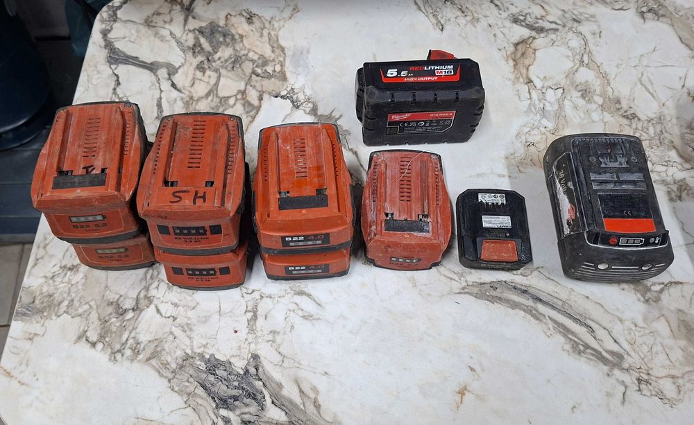 Батерии hilti milwaukee bosch
