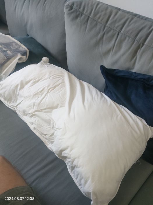 Perna cu puf si apa pentru umplere