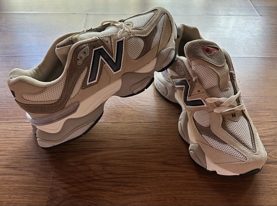 Мъжки маратонки New Balance 9060 бежево с кафяво