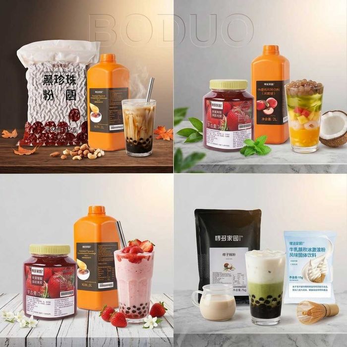 Boduo полный ассортимент HoReCa — ингредиенты Bubble Tea, опт