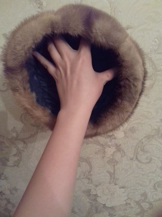 Шапка натуральная норка