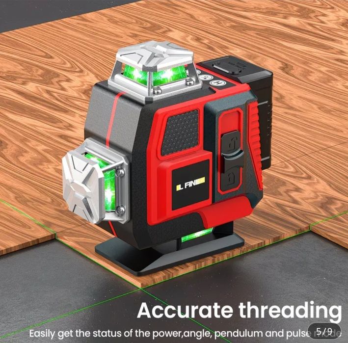 Laser Profesional 4D 16 linii tehnologice Green Laser