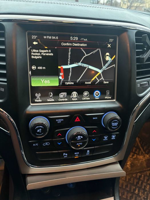 Uconnect® Region Converted Конвертиране Jeep Ram Dodge Chrysler Dodge