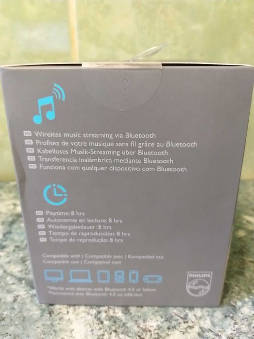 Boxa portabila bluetooth Philips BT100B wireless negru (noua-sigilata)