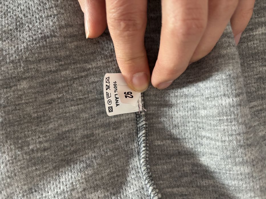 Jacheta 100% lana fleece nedublat, marime 92