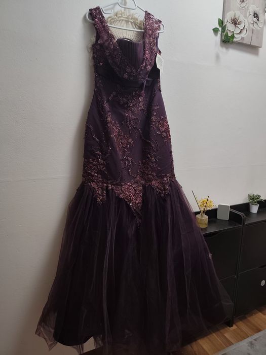 Rochie unicat handmade stil sirena