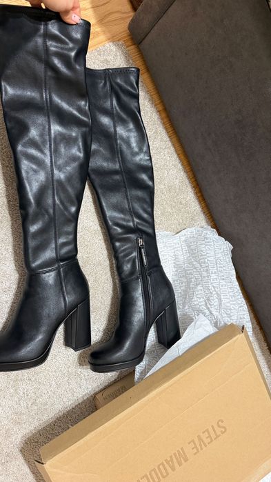 Steve Madden Кожени Ботуши 37