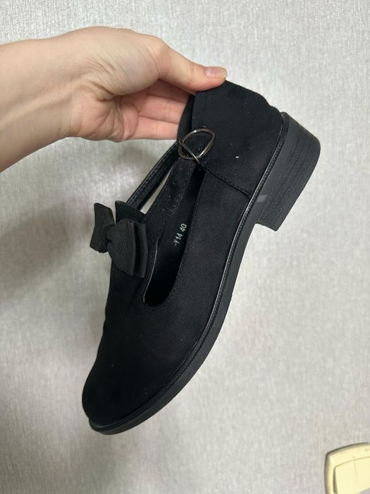 Замшевые туфли женские