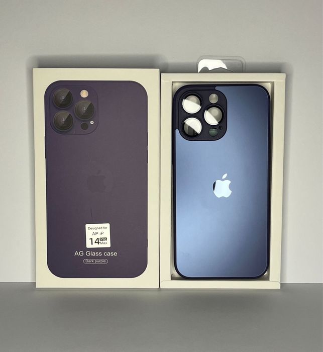 Husa sticla premium AG GLASS MagSafe iPhone 13 14 15 Plus Pro Max