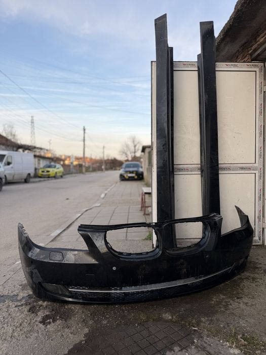 Предна броня за Е60 фейслифт+халогени и странични прагове