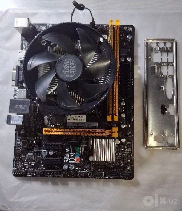 Комплект для ПК: i3-8100 + H310 + 4GB DDR4 + Кулер