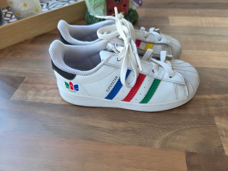 Adidasi Adidas Superstar I,  m 26,5, piele,