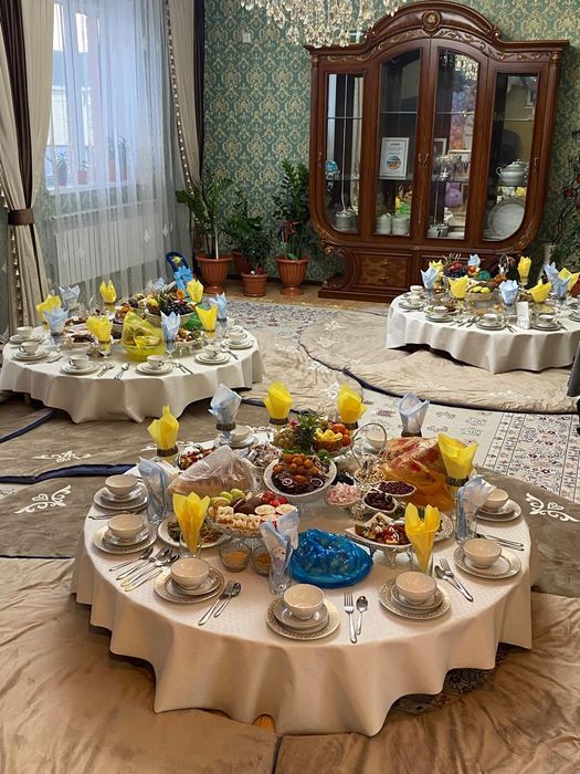 Аренда столов посуды