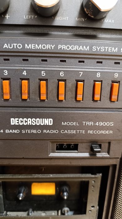 Античен касетофон   DECCASOUND TRR-4900S