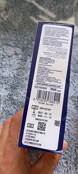 Aparat de glicemie nou plus testere cu totul nou