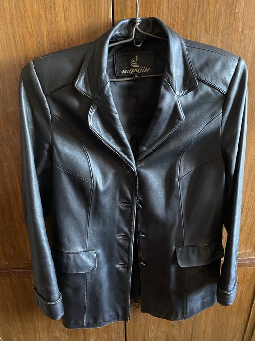 Кожаная турецкая женская куртка