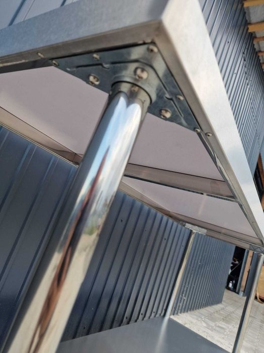 Masă Inox 1600x700x850 mm Centrală Demontabilă cu Poliță Inferioară