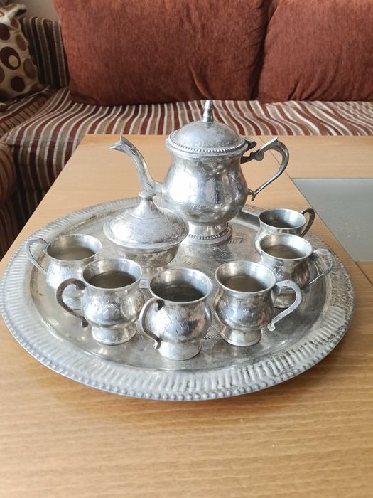 Ретро сервиз за кафе посребрен