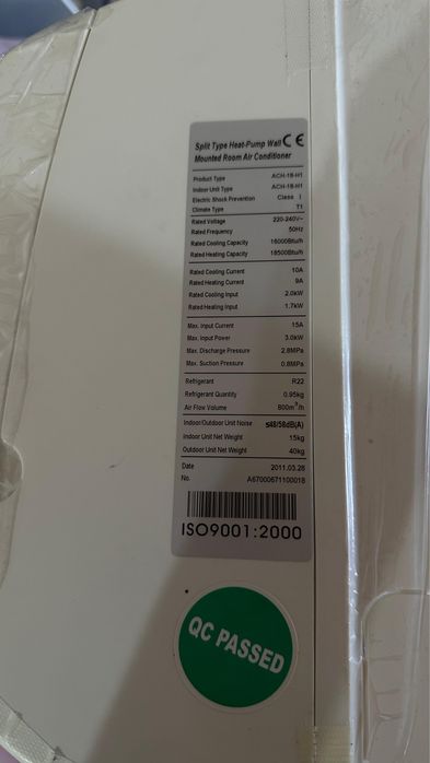 Продается блок для сплит системы новый