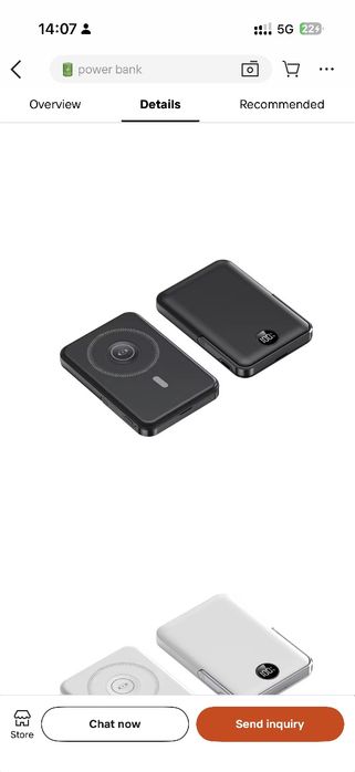 Incarcator magnetic 10000mha  fast charging 22.5w