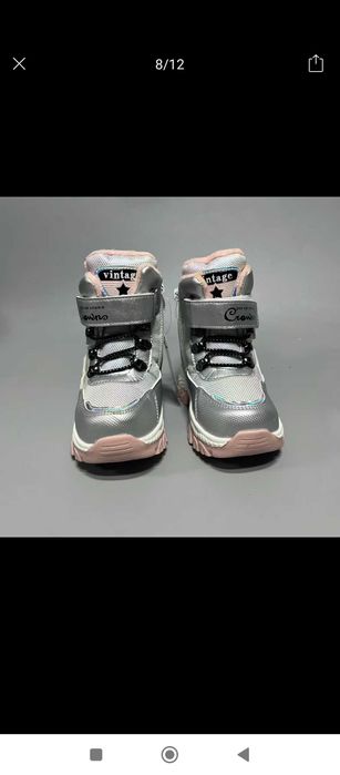 Продам зимние ботинки сапоги для девочки