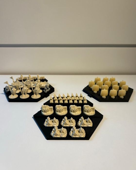 Organizator de piese Catan (Orașe și Cavaleri + Navigatorii)