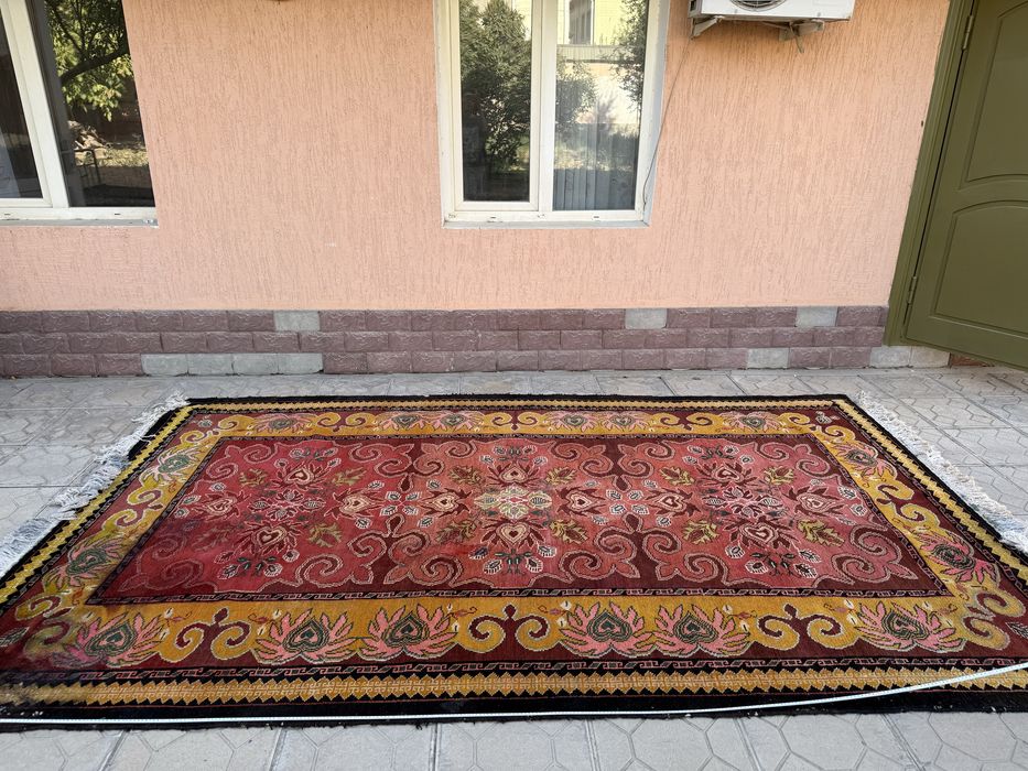 Ковер шерстяной, антикварный