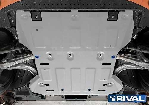 Защита электродвигателя 2 части Rival, Алюминий Zeekr 001