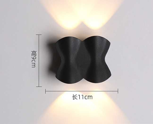 Луксозна ФАСАДНА LED ЛАМПА Външна IP 65 къща ограда двор осветление