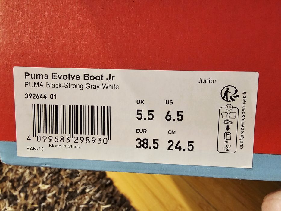 Ghete Puma nr 38,5 stare impecabila