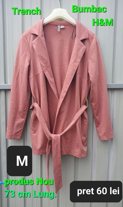 Trench bumbac H&M / M